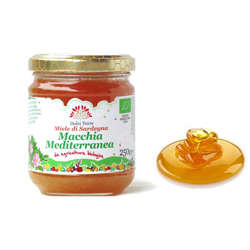 Miele sardo biologico Macchia Mediterranea (250g)